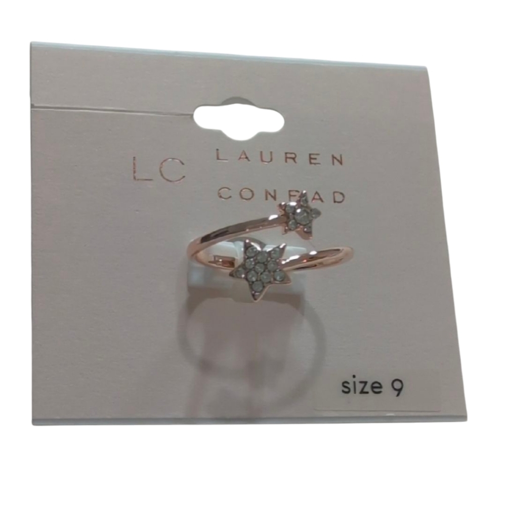 LC Lauren Conrad Gold and Silver Star Ring